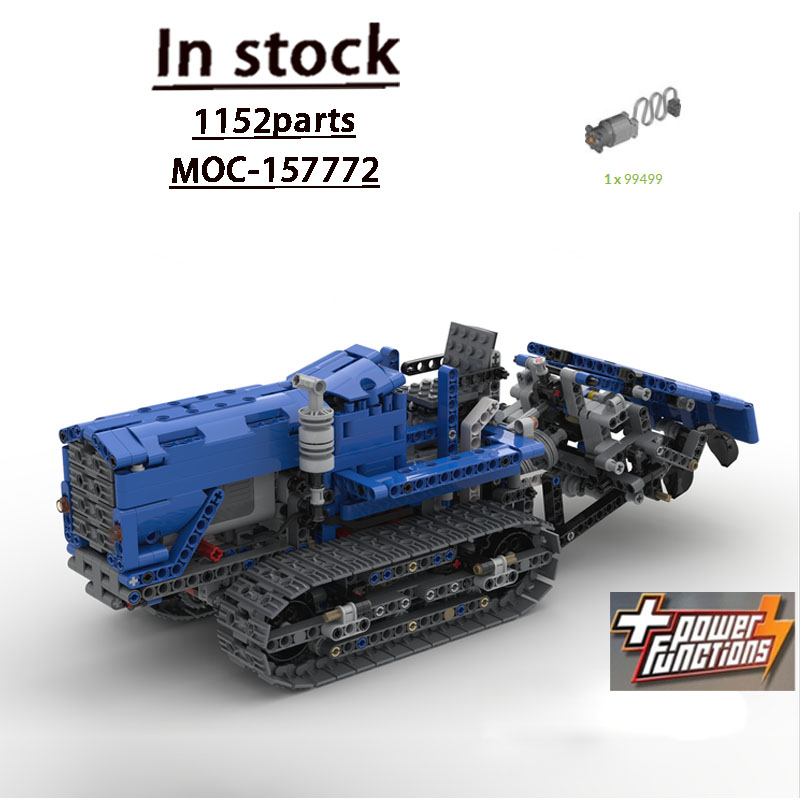 Urban Farming Is - MOC-157772 Model Blok Bangunan Traktor Perayap