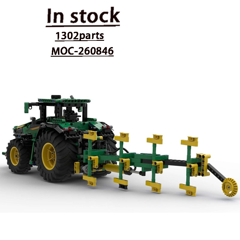 Urban Farming Is - MOC-260846 Model Blok Bangunan Traktor Bajak