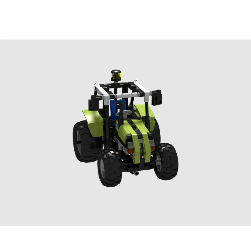 Urban Farming Is - MOC-46194 Model Blok Bangunan Traktor Pertanian